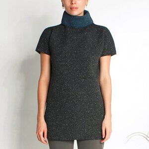 Marie Saint Pierre Reno Grey Speckled Neoprene Top